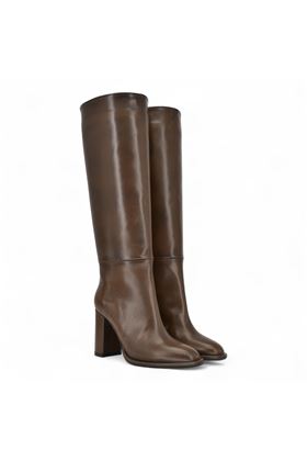 Stivale donna in pelle colore testa di moro. LES AUTRES | 2461-PELLE CAFFÈ